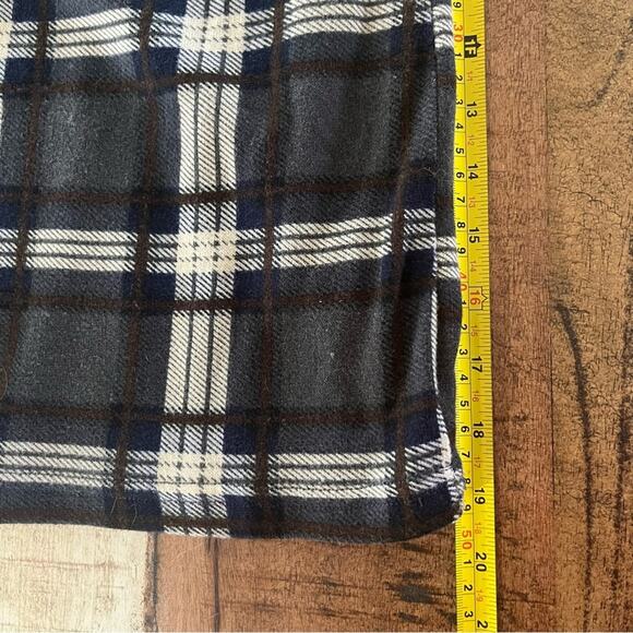41 Hawthorn Mini Skirt Womens Size Medium Plaid Gray Brown Academia Schoolgirl - Picture 9 of 9
